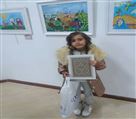 آموزشگاه هنرهای تجسمی هنرنو - چهارمین جشنواره ی نقاشی کودکان البرز و برگزیده شدن اثر هنرجوی کودک ِآموزشگاه هنرنو، فائزه یاوری(با عنوان رزم رستم و سهراب)