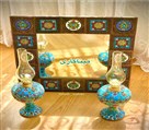 آموزشگاه خانه هنر - میناکاری روی سفال