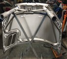 صافکاری و نقاشی اتومبیل امیر - درب موتور 206 قسمت زیرین مرحله فاینال