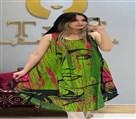 فروشگاه لباس زنانه اشلی سنتر - سارافون بلند قدکار 140 عرض سینه 118 سایز 48 رنگبندی قیمت 500