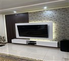 طراحی و اجرای تخصصی دکوراسیون داخلی مسکونی کارو - اجرای تی وی وال