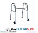 تجهیزات پزشکی هانیلو - واکر تاشو چرخدار قابل تنظیم آلومینیوم